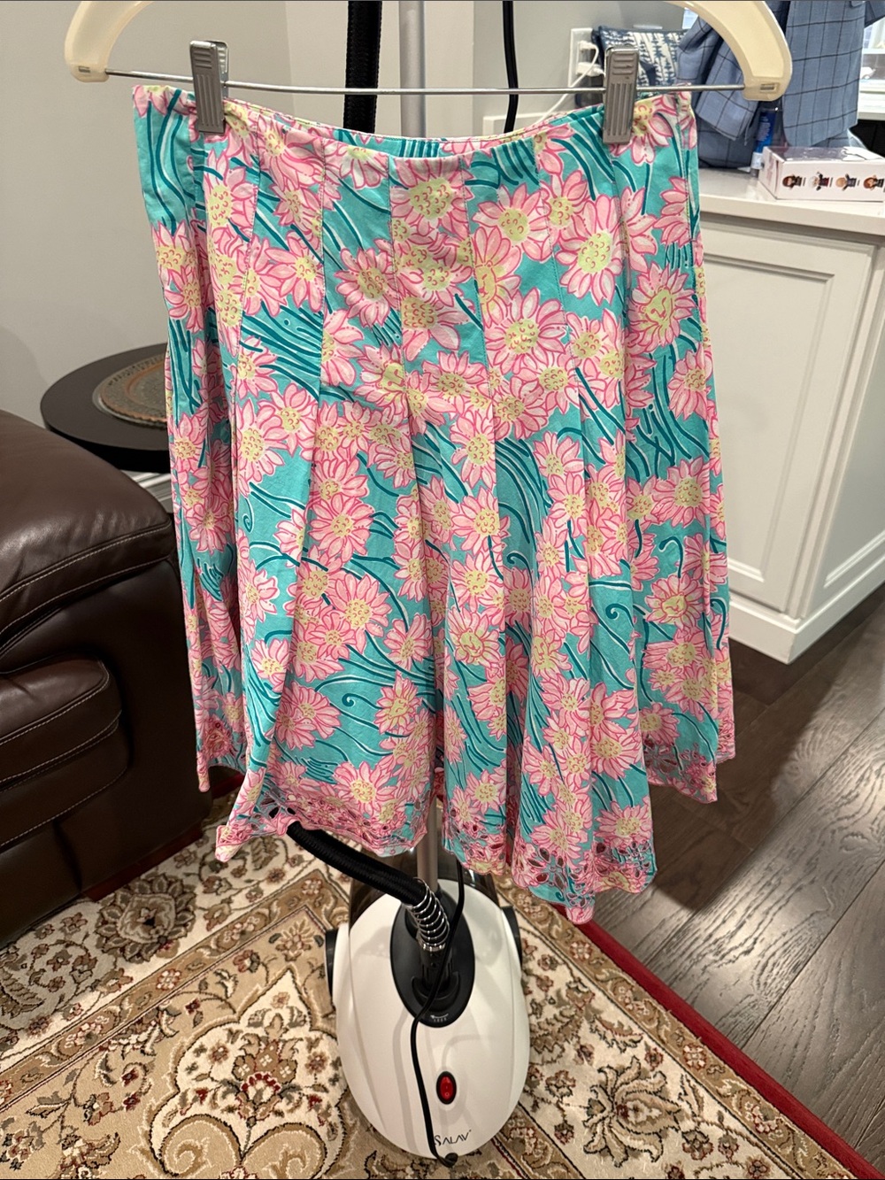 Lilly Pulitzer Pink and Teal Floral Dress
